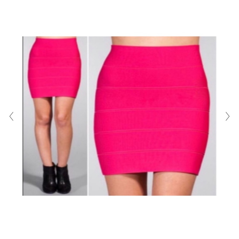BCBGMAXAZRIA power skirt, Magenta, sz Small
